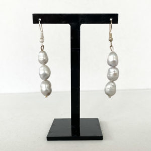 Linda McFarlane: Triple Pearl Drop Earrings