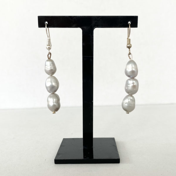 Linda McFarlane: Triple Pearl Drop Earrings