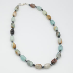 Amazonite and Haematite Necklace